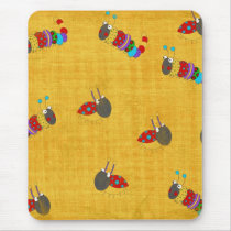 Caterpillars and Ants Mousepad
