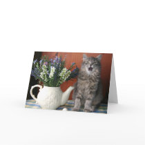 'Caterwaul', Singing Cat Notecard