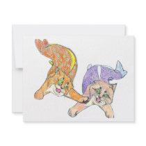 CatFish Kittens - You're It! invitations by Spiderwebs CatFish Kittens - You're It! invitations