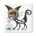 Catfish Fridge Magnet