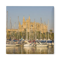 Cathedral and marina, Palma, Mallorca, Spain 2