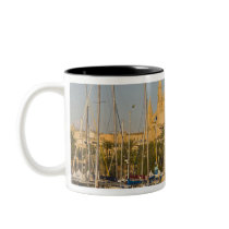 Cathedral and marina, Palma, Mallorca, Spain 2 Coffee Mugs