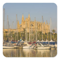 Cathedral and marina, Palma, Mallorca, Spain 2
