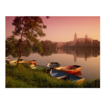 Cathedral and River Tormes, Salamanca, Castile Post Cards
