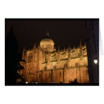 Cathedral at Salamanca Greeting Card