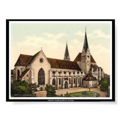Cathedral, Augsburg, Bavaria, Germany Poster by eyecandy