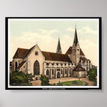 Cathedral, Augsburg, Bavaria, Germany Poster