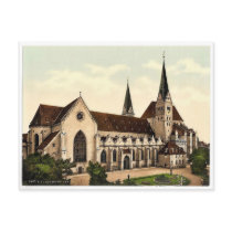 Cathedral, Augsburg, Bavaria, Germany vintage Phot Post Card
