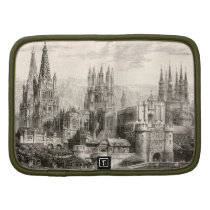 Cathedral Burgos Spanish Castle Vintage Landmark Folio Planners
