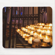 Cathedral Candles Mousepad