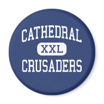 Cathedral - Crusaders - High - Saint Cloud magnets by customteamsportswear Cathedral - Crusaders - High - Saint Cloud magnets