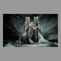 Cathedral Notre-Dame Reims posters