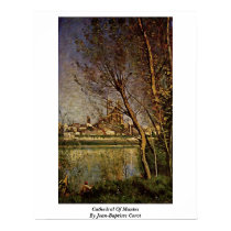 Cathedral Of Mantes By Jean-Baptiste Corot posters