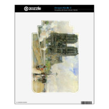 Cathedral of Notre Dame, 1888 by Childe Hassam Kindle Decal
