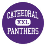Cathedral - Panthers - High - Springfield Stickers