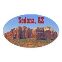 Cathedral Rock Oval Sticker