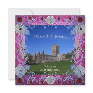 Cathedral Rubies Art Deco evening reception Invita invitation