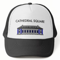 Cathedral Square - grey Mesh Hat
