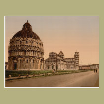 Cathedral Square, Pisa, Tuscany, Italy postcards