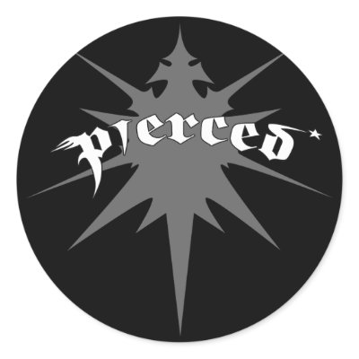 Cathedral Sword Stickers by piercedclothing