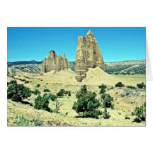 Cathedral Valley - Capitol Reef National Park Greeting Card