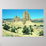 Cathedral Valley - Capitol Reef National Park Poster