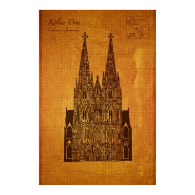 Cathedrals: Hohe Domkirche St. Peter und Maria Print by vladstudio