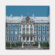 Catherine Palace at Pushkin, Saint Petersburg, Rus Fridge Magnets