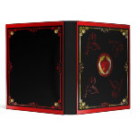 Cathloic Scraed Heart Vinyl Binders