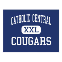 Catholic Central - Cougars - High - Grand Rapids Postcards