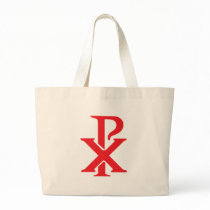 Catholic Chi Rho Tote Bag