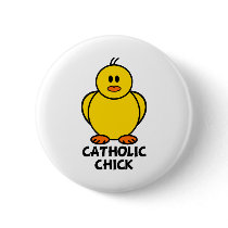 Catholic Chick buttons