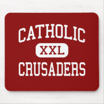 Catholic - Crusaders - High - New Iberia Louisiana mousepads by customteamsportswear Catholic - Crusaders - High - New Iberia Louisiana mousepads