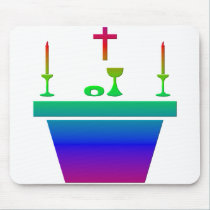 Catholic Eucharistic Altar - Holy Thursday mousepads