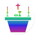 Catholic Eucharistic Altar - Holy Thursday stickers