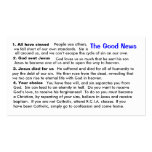 Catholic Evangelization "Cheat-Sheet" Card