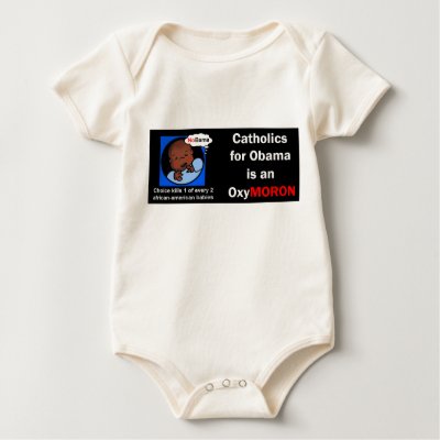 Catholic for Obama is an OxyMORON T Shirts by TheCatholicShop
