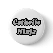 Catholic Ninja buttons