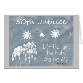 Catholic Nun "Golden Jubilee" Card
