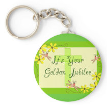 Catholic Nun Golden Jubilee Cards Keychains