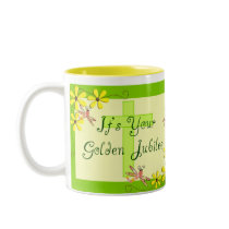 Catholic Nun Golden Jubilee Cards Coffee Mug