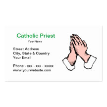 Catholic Priest Busness Card Business Card