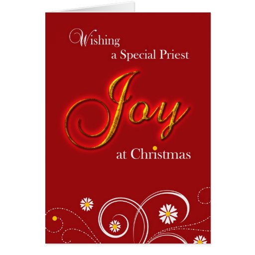 catholic priest joy at christmas card zazzle catholic priest joy at christmas card zazzle