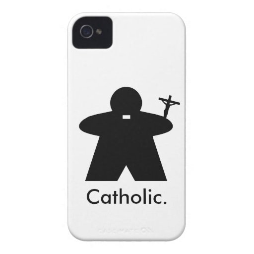 Catholic Priest Meeple iphone case iPhone 4 Cover