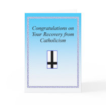 Catholic Recovery Congrats cards