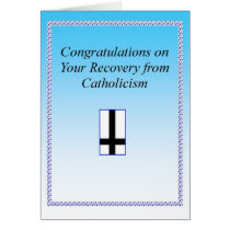 Catholic Recovery Congrats cards