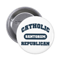 Catholic Republican Pinback Buttons