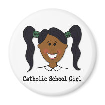 Catholic School Girl~ Ashleigh Refrigerator Magnet