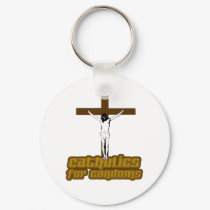 Catholics for Condoms Keychain