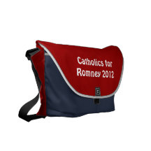 Catholics for Romney Rickshaw Messenger Bag